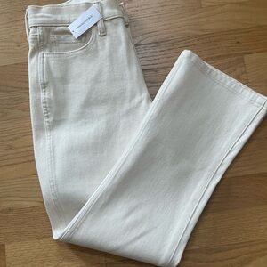 NWT Banana Republic ecru denim